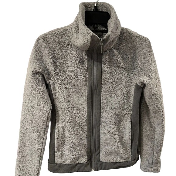The North Face Jacket Womens Small Full Zip Fleece Gray Athletic gorp hiking - Picture 1 of 6